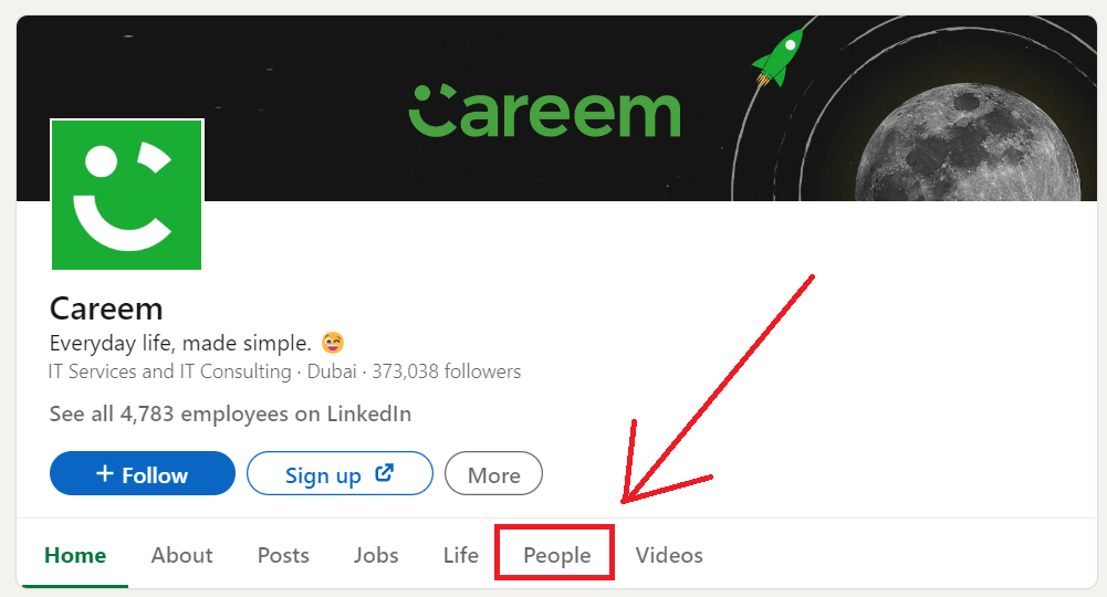 Use linkedin to connect with people in Kuwait